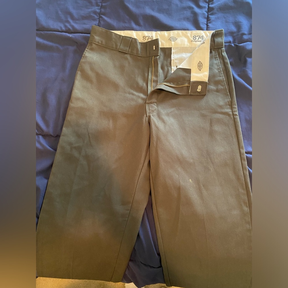 Olive Green Dickies Classic Straight Leg Pant